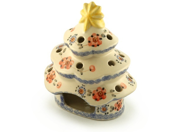 Christmas Tree Candle Holder 7"