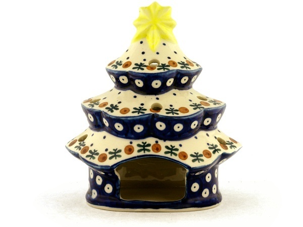 Christmas Tree Candle Holder 7"