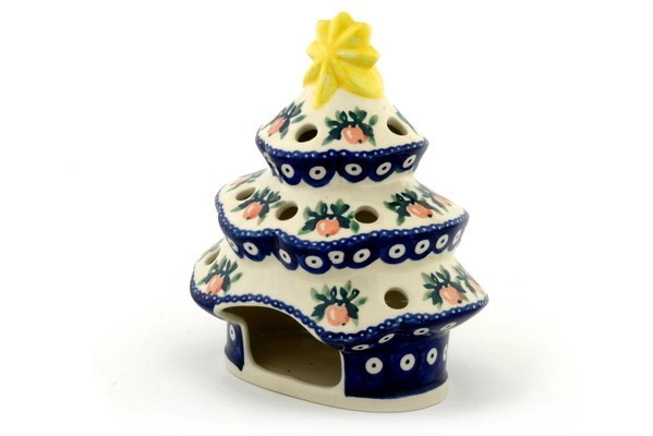Christmas Tree Candle Holder 7"