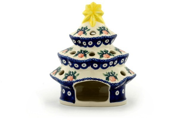 Christmas Tree Candle Holder 7"