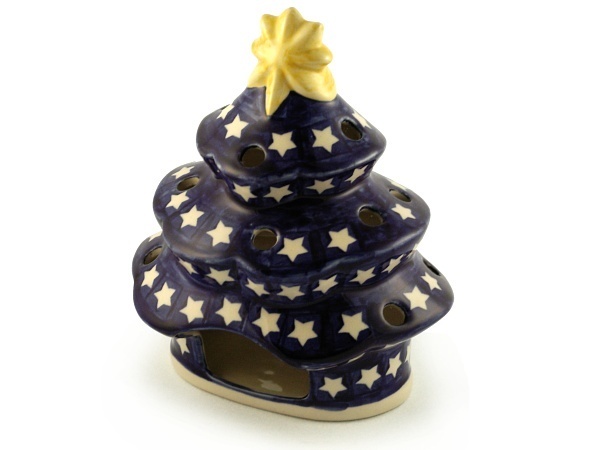 Christmas Tree Candle Holder 7"