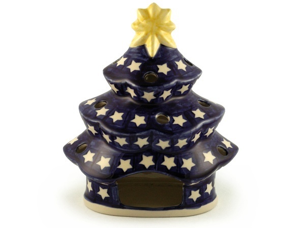 Christmas Tree Candle Holder 7"