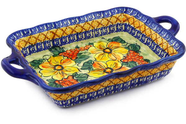 Rectangular Baker with Handles 12"