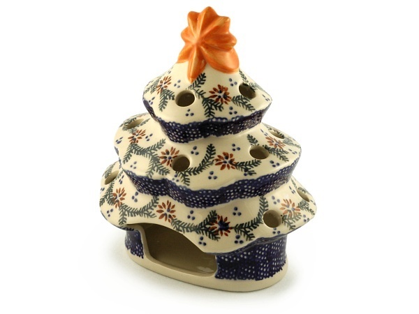 Christmas Tree Candle Holder 7"