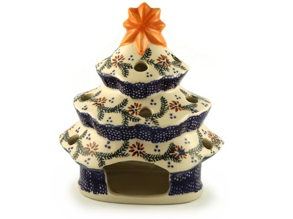 Christmas Tree Candle Holder 7"