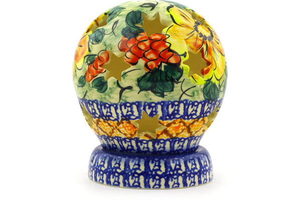 Globe Shaped Candle Holder 5"