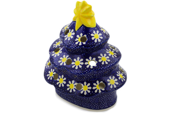 Christmas Tree Candle Holder 7"