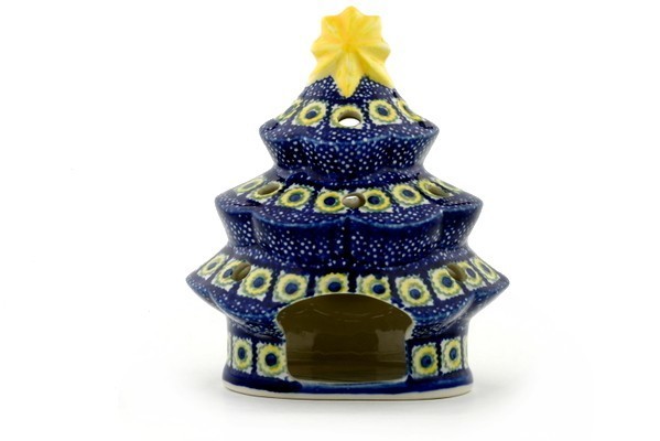 Christmas Tree Candle Holder 7"