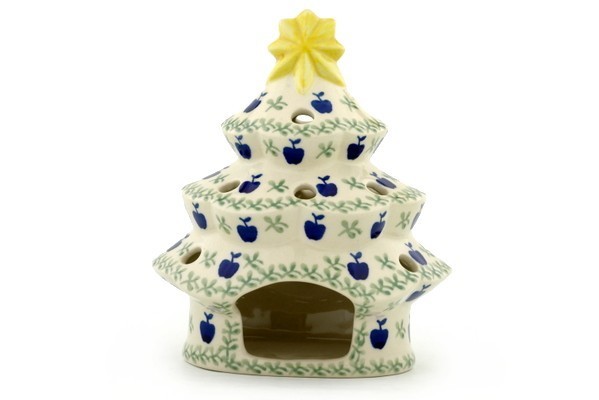 Christmas Tree Candle Holder 7"