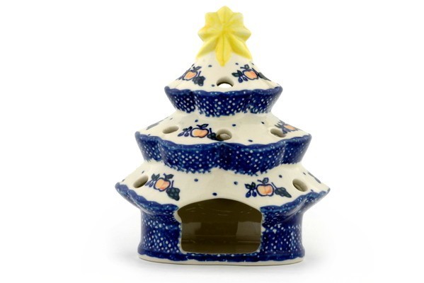 Christmas Tree Candle Holder 7"