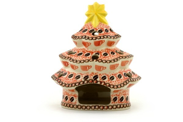 Christmas Tree Candle Holder 7"