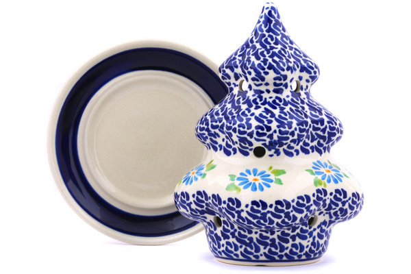 Christmas Tree Candle Holder 7"