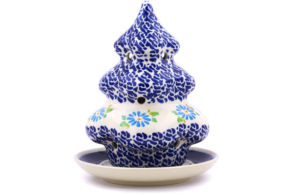 Christmas Tree Candle Holder 7"