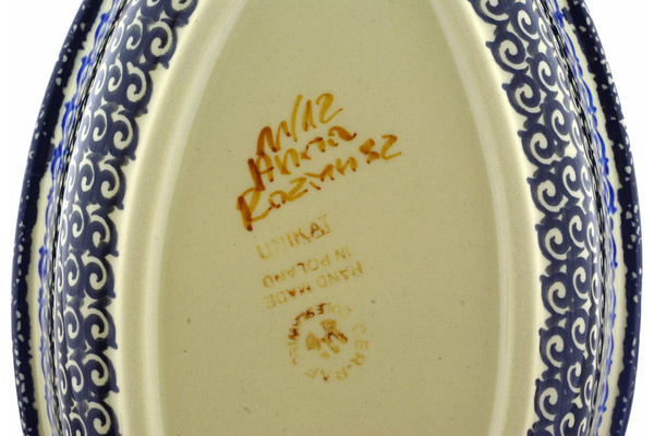 Oval Baker with Handles 12"