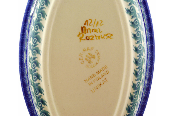 Oval Baker with Handles 10"