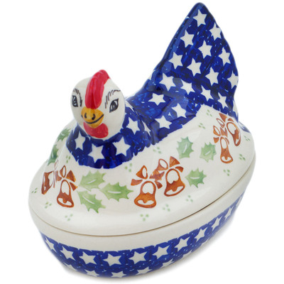 Hen Shaped Jar 7"