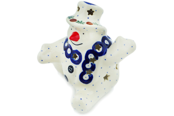 Snowman Candle Holder 4"