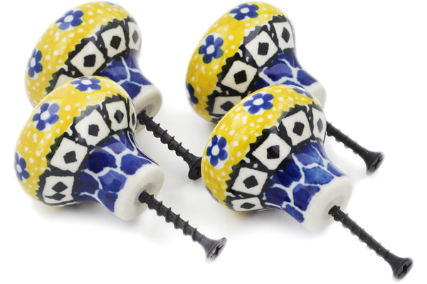 Set of 4 Drawer Pull Knobs 1-1/2 inch