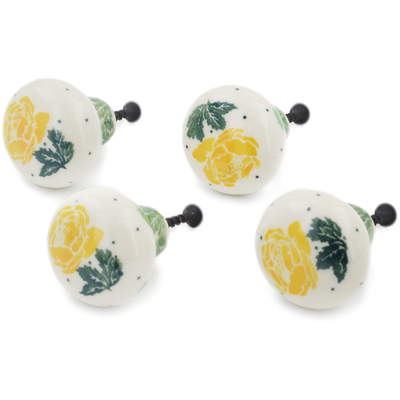 Set of 4 Drawer Pull Knobs 1-1/2 inch