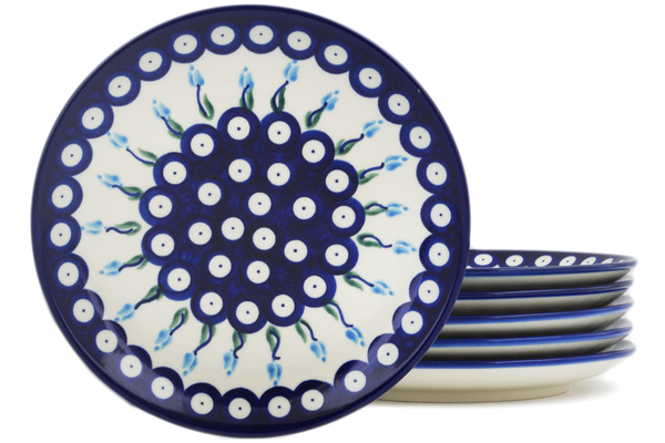 Set of 6 dessert plates