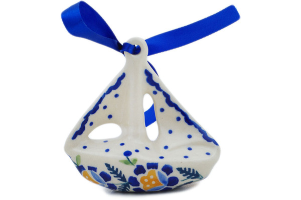 Sailboat Ornament 3"