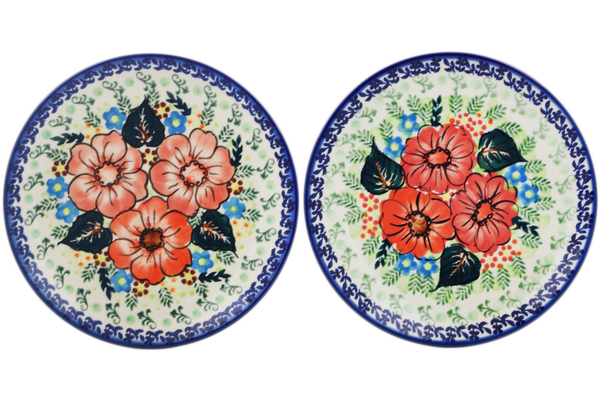 Set of 2 dessert plates