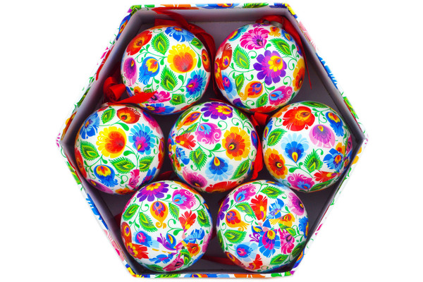 Ornament Box Set of 7 3"