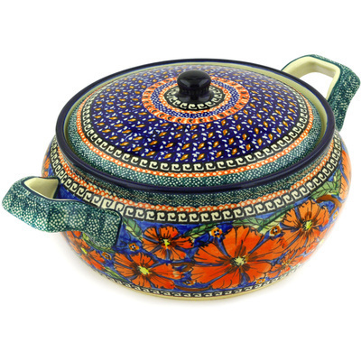 Baker with Cover with Handles 12"