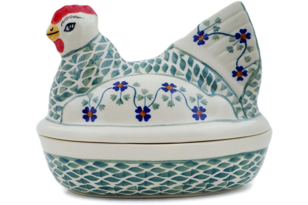 Hen Shaped Jar 7"