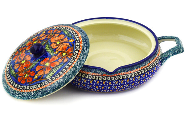 Baker with Cover with Handles 11"