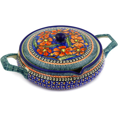 Baker with Cover with Handles 11"