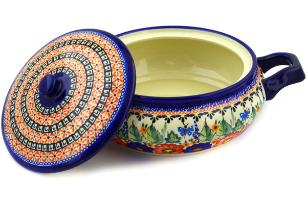 Baker with Cover with Handles 12"