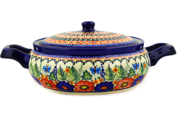 Baker with Cover with Handles 12"