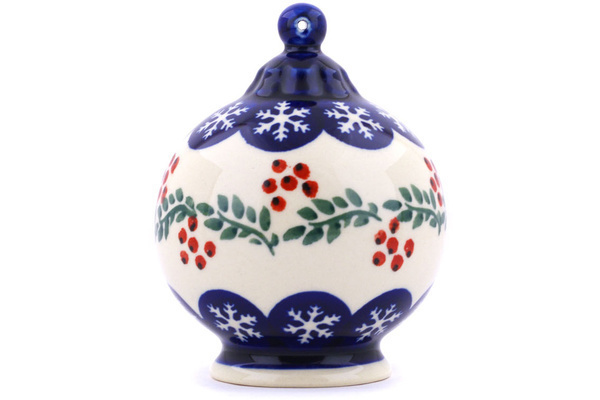 Christmas Ball Ornament 4"