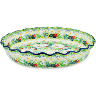 Fluted Pie Dish 10"