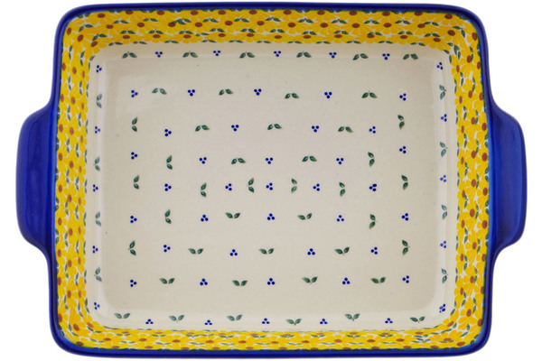 Rectangular Baker with Handles 15"