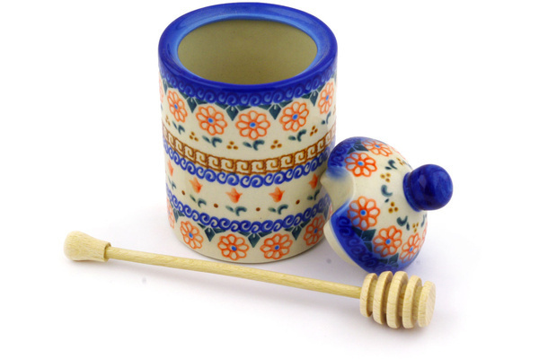 Honey Jar with Dipper 6"