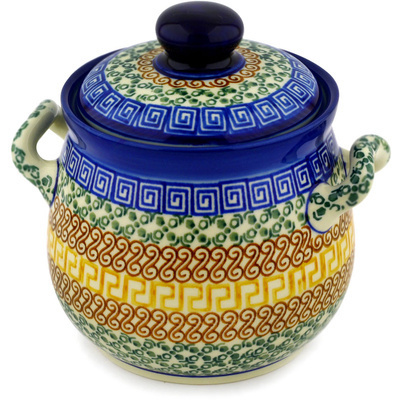 Jar with Lid and Handles