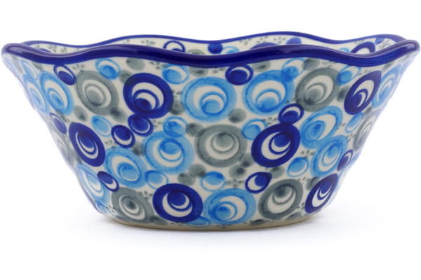 Scalloped Fluted Bowl 7"