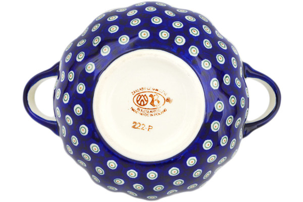 Jar with Lid and Handles 8"