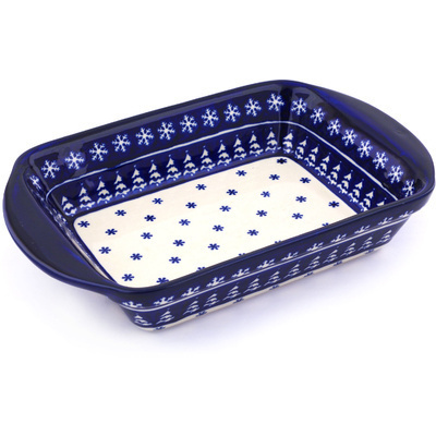 Rectangular Baker with Handles 14"