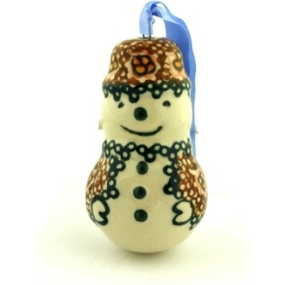 Snowman Ornament 3"