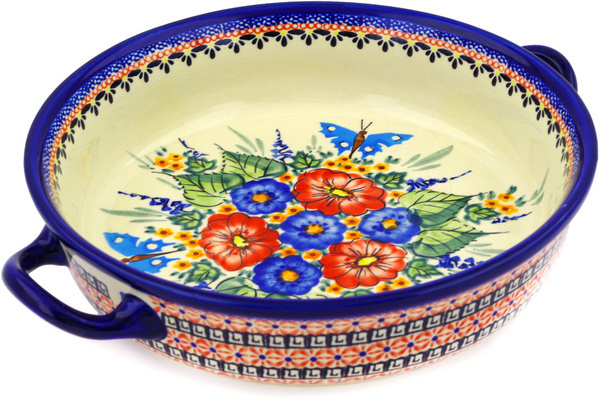 Round Baker with Handles 13"