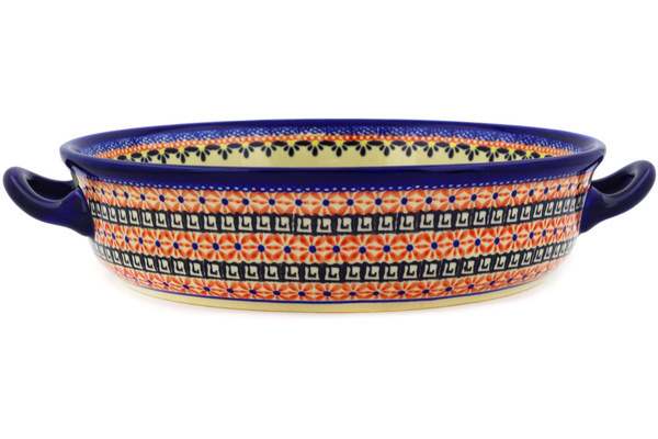 Round Baker with Handles 13"