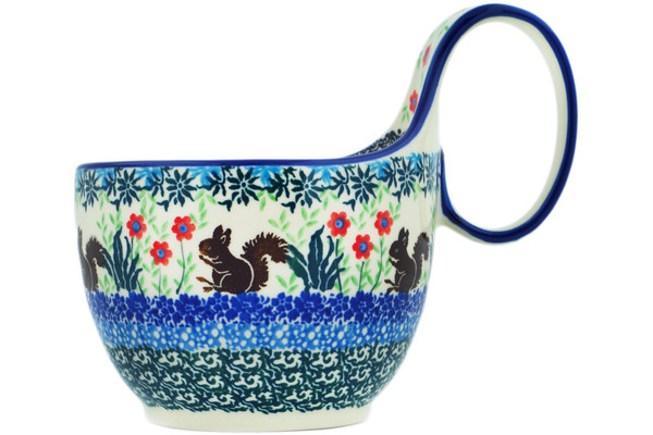 Bowl with Loop-Handle 6"