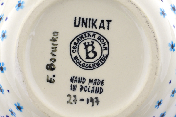 Scalloped Fluted Bowl 7"