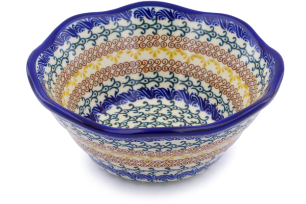 Scalloped Fluted Bowl 7"