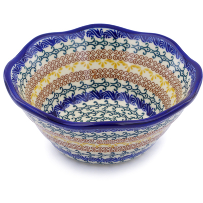 Scalloped Fluted Bowl 7"