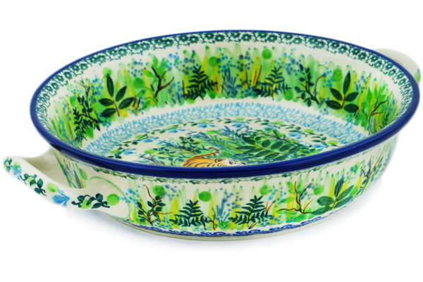 Round Baker with Handles 10"