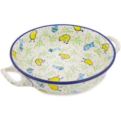 Round Baker with Handles 8"